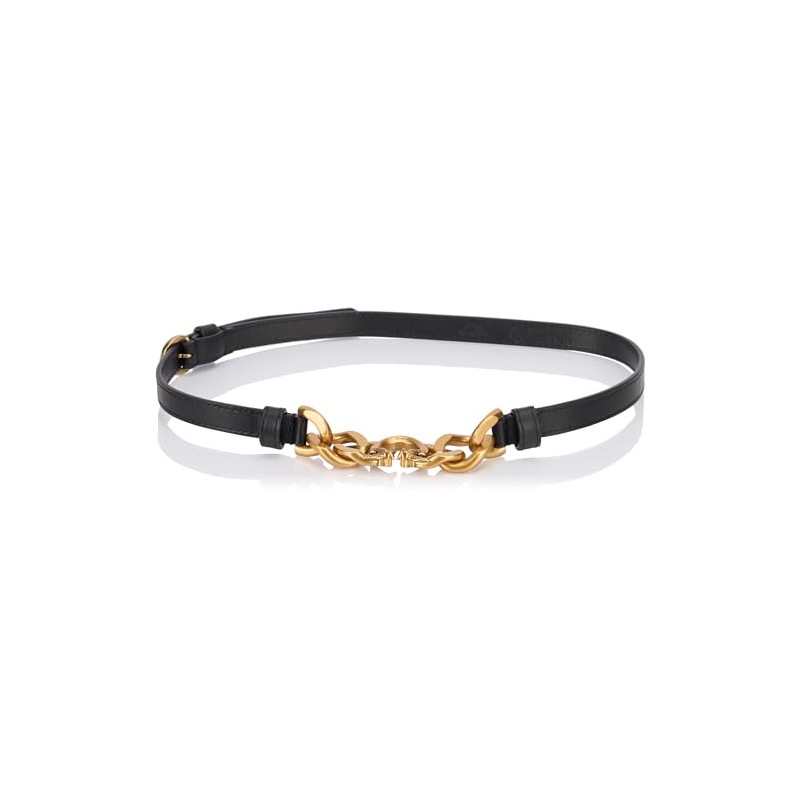 Pinko Women's Belt, Z99q_black-antique gold