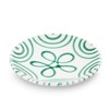 GMUNDNER KERAMIK 0100TUCU15 Saucer Green-Flamed Diameter 15 cm