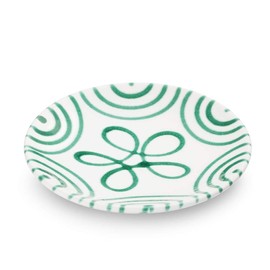 GMUNDNER KERAMIK 0100TUCU15 Saucer Green-Flamed Diameter 15 cm