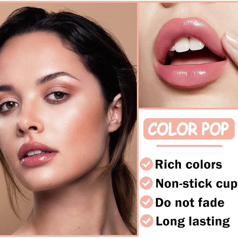 Lip Oil Tint Gloss 6 colores – Brillo y volumen
