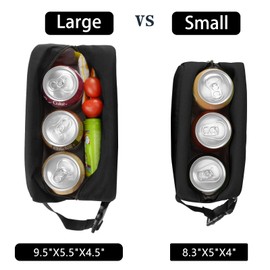 Cerbonny Cooler Bag Freezable Lunch Bag for Work School Travel,Leak-proof Small Lunch Bag,Small Insulated Bag For Kids 3+/Adults,Freezer Lunch Bags,Freezable Snack Bag,Triangle