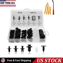 Unbranded For Honda CAR 105 Box Set Bumper Fender Liner Push Type Retainer Clips Fastener