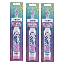 Spinbrush Mermaid Spinbrush Kid Electric Toothbrush Battery-Powere