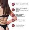 BICTIVE Curved Roller Massager and Body Shaping Paddle Kit. Wood