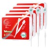 Vzznn 100 Mini Cepillos Dientes Desechables Granel Preencolados Pasta Raspador