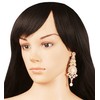 Touchstone "Hollywood Glamour Oscar Collection" Extra Long Chandelier Earrings Indian