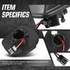 NUVISION LIGHTING Pair of LED License Plate Lights Compatible with