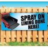 Spray On Liners 13 oz Banner | Non-Fabric | Heavy-Duty