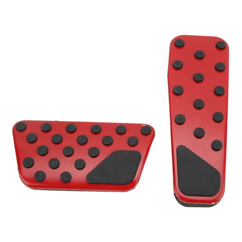 2PCS Accelerator Brake Pedals Anti Slip Foot Rest Plate Replacement