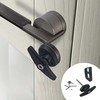 PDETVEO T-Handle Door Lock Set with 2 Security Keys, Heavy-Duty