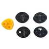 AIXXCUVQ 5piece Durable Rubber Bracket For Vehicles Ensuring High Performance