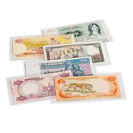 Basic banknote Sleeves, 158 x 75 mm