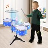 Kids Drum Set for Toddlers w/ Light (All Plastic), Musical