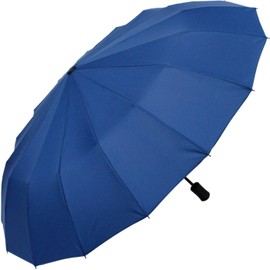 iX-brella Pocket Umbrella 16 Pieces with Hand Opener, blue, Pocket umbrella hand opener