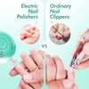 Brencco Electric Nail File for Children with Six Interchangeable Sharpening