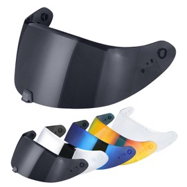 VCOROS R420 Helmet Shield -R420 Motorcycle Helmet Visor Face Shield Compatible with R420 Accessories (Black)