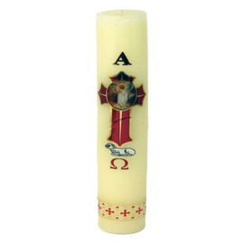 Cirio Pascual 1/4 Kilo Parafina 25 cm Paschal Candle 10 in 8.80oz Wax