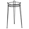 CobraCo S1021B 21-Inch Basic Black Plant Stand S1021-B