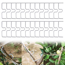 JAMSSOW Pack of 26 8 cm Branch Separators for Fruit Trees, Metal Spreader Branch Support for Fruit Trees, Branch Puller Holder for Fruit Branches, Metal Branches for Garden Branches, for Spreading and