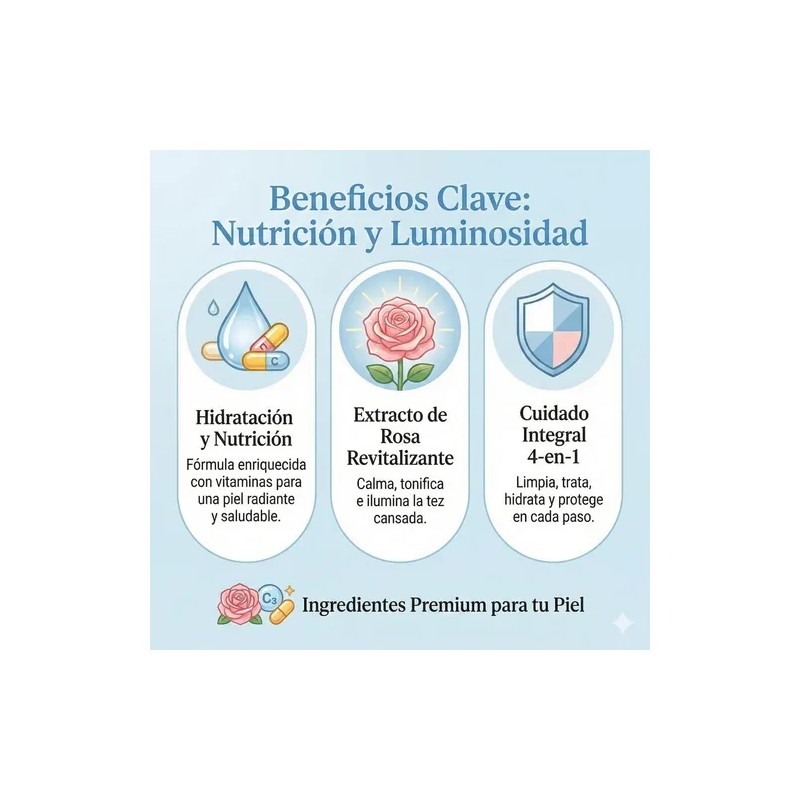 Kit Skincare Dúo Intensivo Sérum Arroz Y Rosa Vogirlog