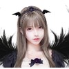 Black Omen br520-bk Devil Feather Feather Cosplay Accessory Costume for