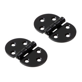 Gedotec H10762 Kitchen Cabinet Furniture Hinge for Wooden Flaps | H10762 | Matte Brass | Flap Hinge with Opening Angle 270° | Pack of 2 - Cabinet Hinge for Screwing