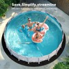 POOLHACKER 18 Ft Pool Liner Pad, Round Pool Liners for
