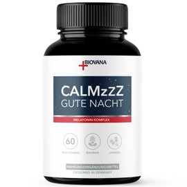 Biovana Calmzzz Fruchtgummis | wirkungsvolle Kombination mit Vitaminen | angenehmer Geschmack | Inhalt 60 Gummies