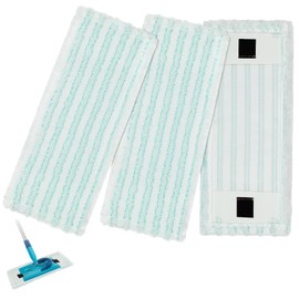 Replacement Microfibre Mop Cloth, Replacement Mop Heads Compatible with Leifheit for Mop Pads Mop Pads Mop Pads for Wet and Dry Use 3 Pieces