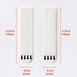 32 Pairs (64 Strips) X-Large Picture Mounting Strips, Picture Hangers for Picture Frames and Christmas Decorations, Picture Hanging without Drilling, Residue-Free Removal