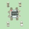 Mass Pro Denko 1 Terminal Current Passing Type, 3 Splitter, 3 SPFA