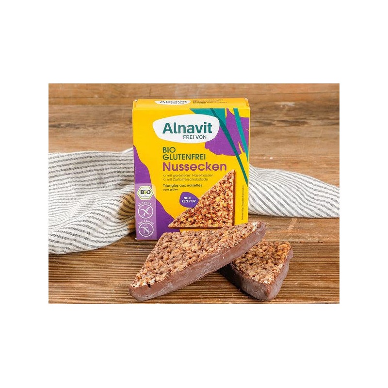 Alnavit Bio Nussecke, glutenfrei, 150g