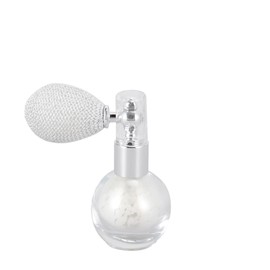 MERRYHAPY Highlighter Powder Sprayer Lightweight Loose Powder Spraying Tool for Face Body Hair Oil Talc Mineral Formula Pearl White for Women