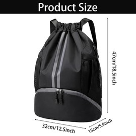 KxrTpx Football Boot Bag, Drawstring Boot Bag for Football Kit Storage, PE Bag with Durable Drawstring Closure, Compact Boots Bag for Sports Gear Organisation