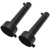 Riloer 2 x 60 mm Universal Motorcycle Exhaust Muffler Short