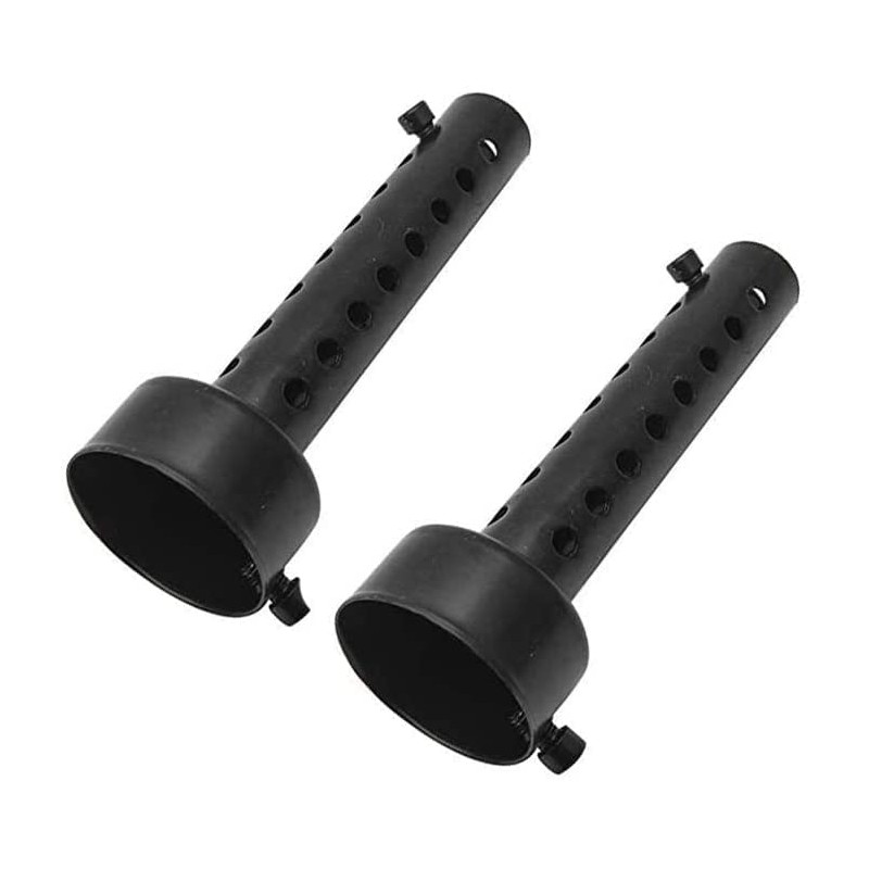 Riloer 2 x 60 mm Universal Motorcycle Exhaust Muffler Short