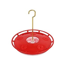 Auch Hummingbird Feeders for Outdoors, Leak-Proof, Easy to Clean and Fill, Saucer Humming Feeder for Hummer Birds, Including Hanging Hook