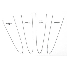 Jewelry Silver Solder Wire Assorted 4 Types Easy Soft, Soft, Medium & Hard Soldering Made in USA