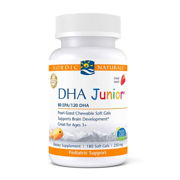 Nordic Naturals Pro DHA Junior, Strawberry - 180 Mini Chewable