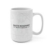 Hometown Bias South Rosemary, North Carolina NC Map Mug (15