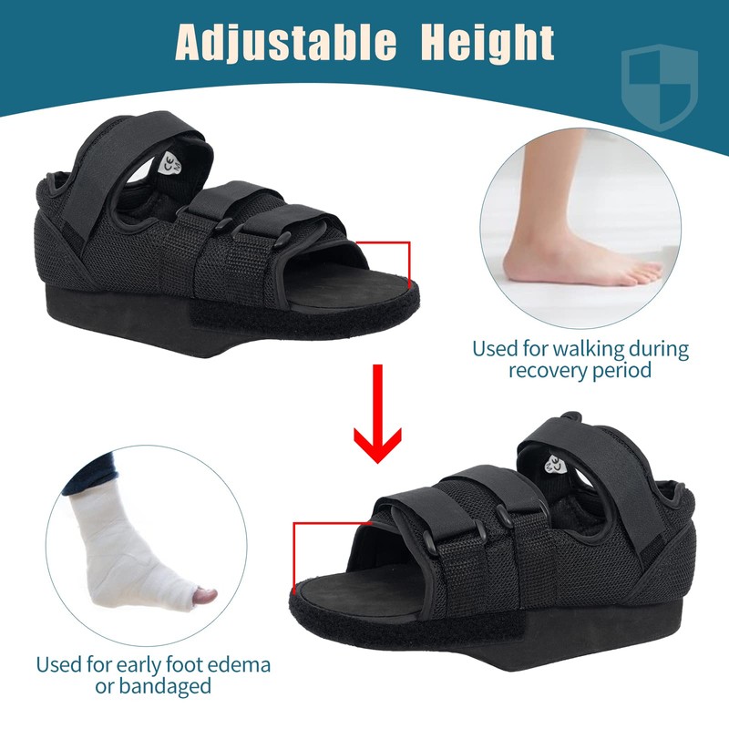 GHORTHOUD Sporty Footrest Shoe with Forefoot Protection - Closed Toe