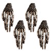 FL-WITHYOU 4PCS Skeleton Claw Cabinets Knobs,Zinc Alloy Cabinet Handle with