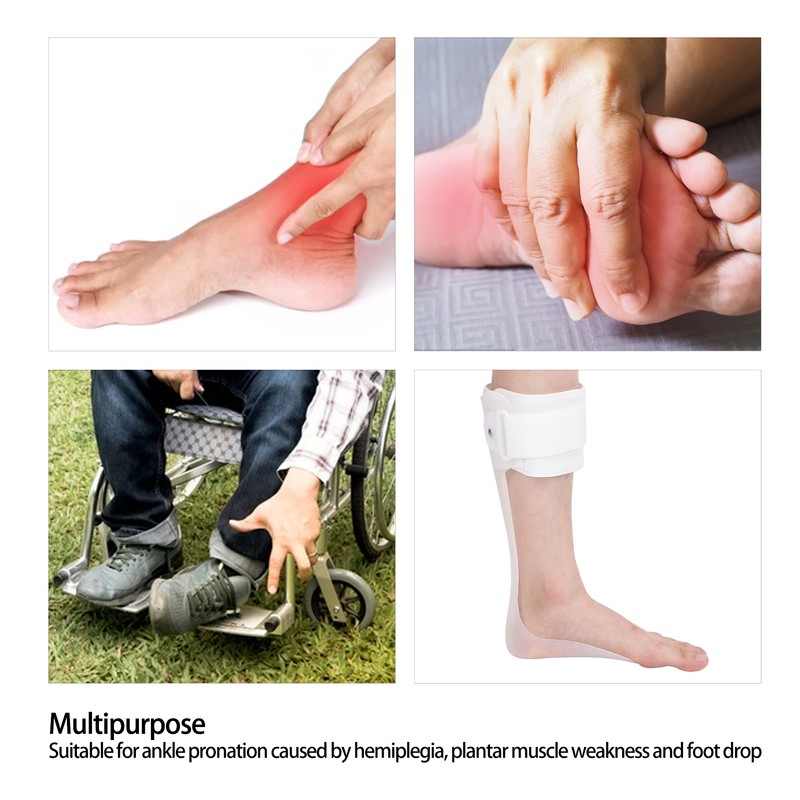 Drop Foot Support Brace Lightweight Ultra Thin Ankle Foot Orthosis