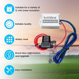 Actuadores lineales para cableado, interruptor y kit de relé, interruptor de actuador lineal Briidea para actuadores lineales de 12 voltios y 10 A, controla tu cubierta de tonneau, estante de