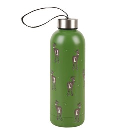 Eco Chic Reusable Thermal Bottle Stainless Steel Leakproof Insulated Water Bottle (Deer Green)