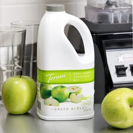 FixtureDisplays Torani 64 fl. oz. Green Apple Fruit Smoothie Mix 880900201