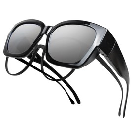 Polarized Fit Over Glasses Sunglasses for Women Men GSP2328-P-01-33