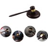 Gavel and Block Set, Wooden Handcrafted Judge Hammer Gavel Sound