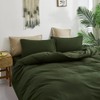CLOTHKNOW Army Green California King Comforter Set Dark Green Bedding