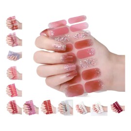 Gel Nails Stickers Pegatinas Para Uñas Múltiples Estilos A                                                                                            